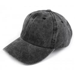 Casquette unisexe en jean noir