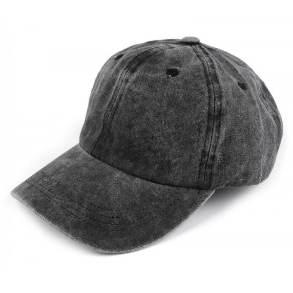 Casquette unisexe en jean noir Casquette unisexe en jean noir