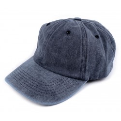 Casquette unisexe en jean bleu