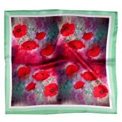Foulard satiné imprimé