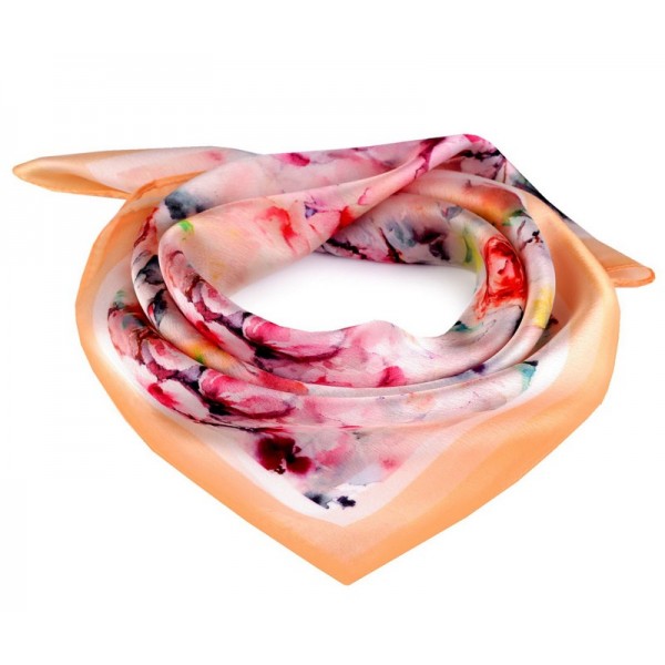 Foulard satiné, 50 x 50 cm Foulard satiné, 50 x 50 cm