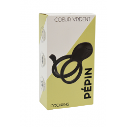 PEPIN Cockring à double anneaux - Coeur Ardent