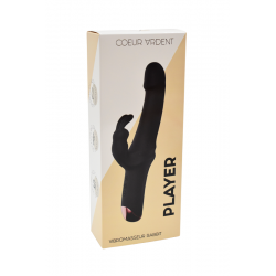 PLAYER Vibromasseur Rabbit USB Coeur Ardent