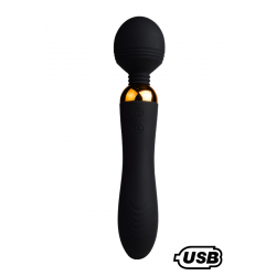 SHAKE Vibromasseur Wand USB Coeur Ardent noir