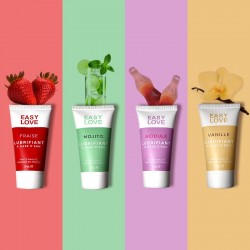 Gel Lubrifiant à base d'eau - 4 Saveurs - Easy Love