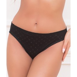 GINA Midi Culotte Coton noire
