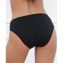GINA Midi Culotte Coton noire