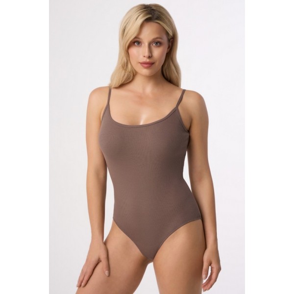 Tia Body Femme à fines bretelles Babell chocolat Tia Body Femme à fines bretelles Babell chocolat