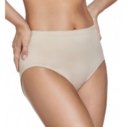 Culotte sans couture Microfibre taille haute Selene beige
