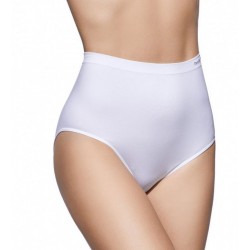 Culotte sans couture Microfibre taille haute Selene blanche