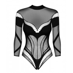 Body noir B135 Lingerie Obsessive