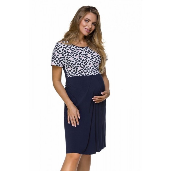 Chemise de nuit de grossesse 3130 Lupoline Chemise de nuit de grossesse 3130 Lupoline