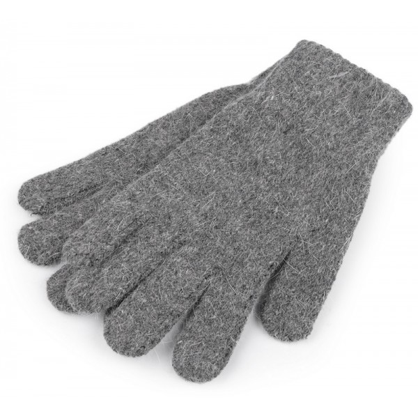 Gants tricotés gris Gants tricotés gris