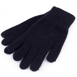 Gants tricotés marine