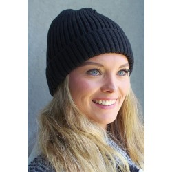 Bonnet d’hiver unisexe noir
