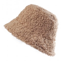 Bonnet double face Teddy beige