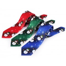 Cravate de Noël en satin