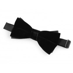 Nœud papillon en velours