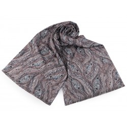 Echarpe avec motif marbré 70 x 185 cm beige