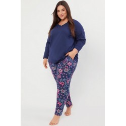 Folk Pyjama Italian Fashion marine