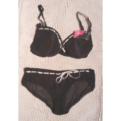 Ensemble avec shorty B8103 Noir