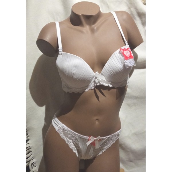 Ensemble avec string B110-67 Blanc Ensemble avec string B110-67 Blanc