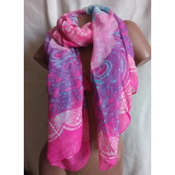Foulard Oriental 110241 Fuschia