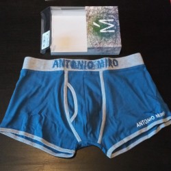 Boxer BAJO RAYAJO Bleu Antonio Miro