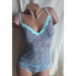 Caraco Leopard bleu