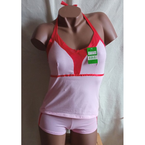 Caraco en coton rose Caraco en coton rose