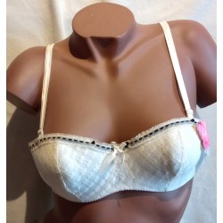 Ensemble Soutien Gorge 885 Blanc-Creme