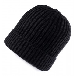 Bonnet d’hiver unisexe noir