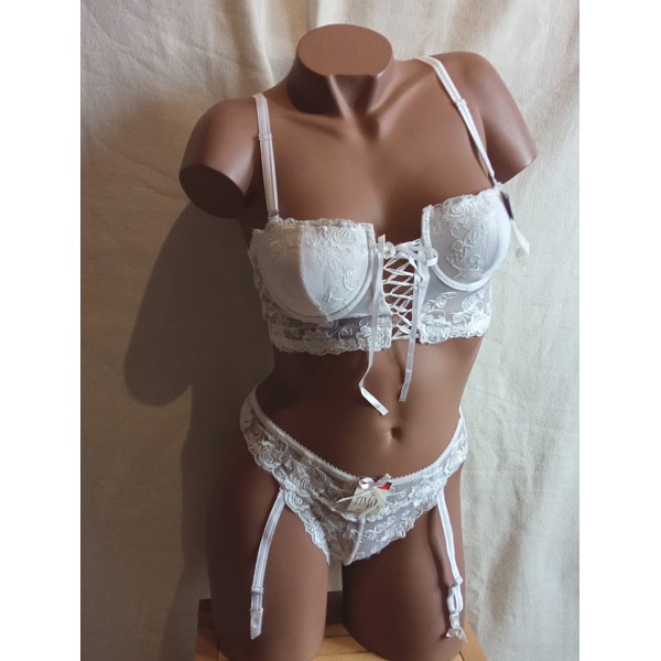 Bustier dentelle 2679 Blanc
