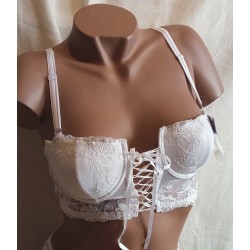 Bustier dentelle 2679 Blanc