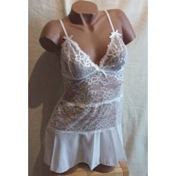 Nuisette sexy J971223 blanche