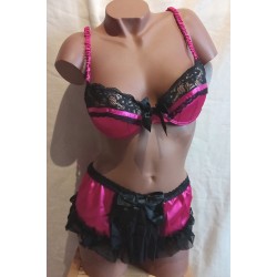 Ensemble Satin Luxueux 86356 Leg Avenue