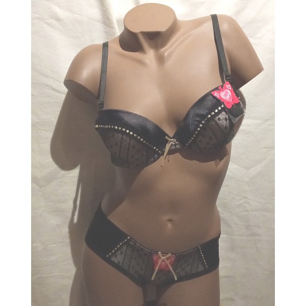 Ensemble Soutien Gorge C1057 Noir Ensemble Soutien Gorge C1057 Noir
