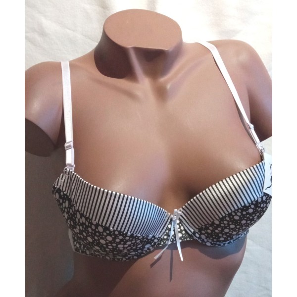 Soutien gorge 909 Noir/Blanc Soutien gorge 909 Noir/Blanc