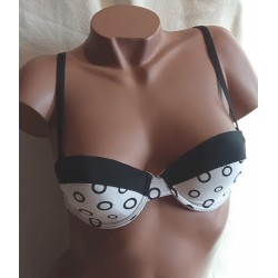 Soutien gorge 2368 Blanc et Noir