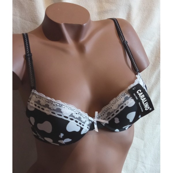 Soutien gorge 7666 Noir et blanc Soutien gorge 7666 Noir et blanc