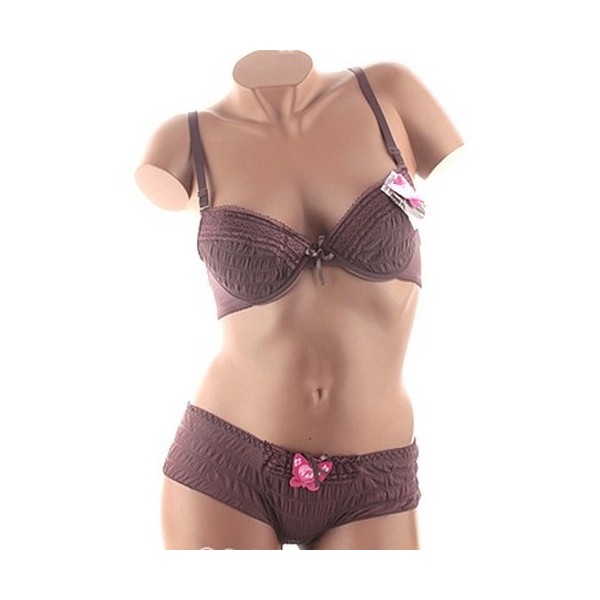 Ensemble Soutien gorge C8108 Marron Ensemble Soutien gorge C8108 Marron