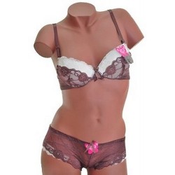 Ensemble Soutien gorge C2826 Chocolat