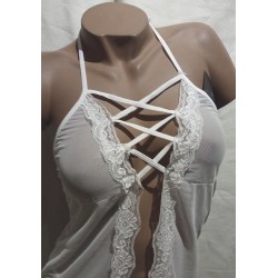 MISTIQUE Nuisette Blanche Lingerie Passion