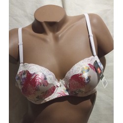 Soutien gorge Blanc/fuschia
