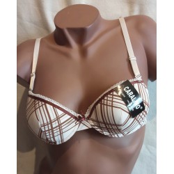 Soutien gorge Ivoire/Chocolat