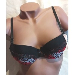 Ensemble avec string J891270 Leopard Rouge