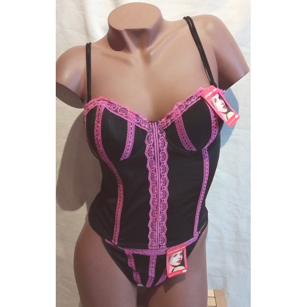 Bustier Noir/Rose Bustier Noir/Rose