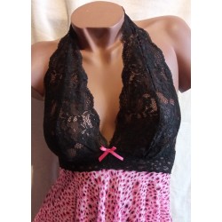 Nuisette Léopard Rose 501168 René Rofé