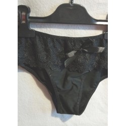 KIARA Slip Noir Lingerie Roza