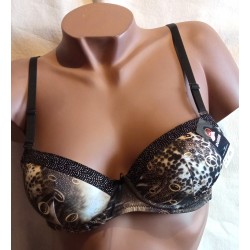 Soutien gorge zébré 2008 Noir